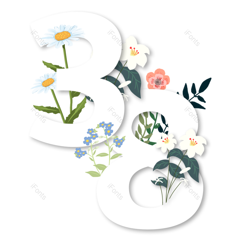 装饰图片,素材元素,鲜花PNG,女生节免抠素材